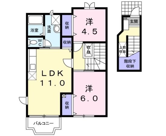 パストラルの物件間取画像